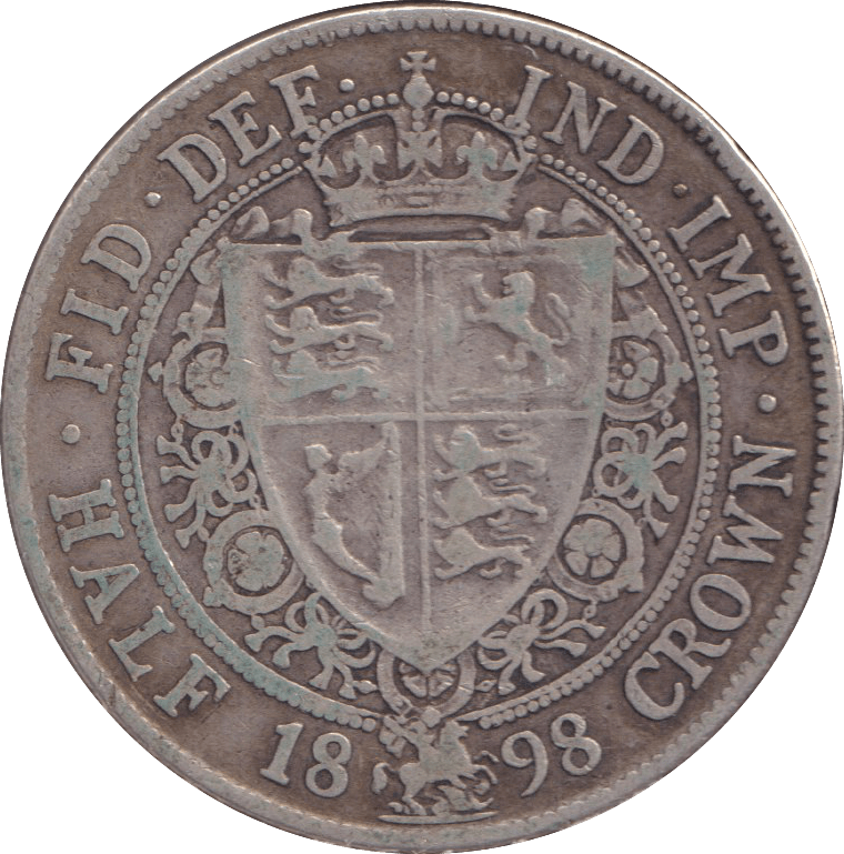1898 HALFCROWN ( GF ) - HALFCROWN - Cambridgeshire Coins