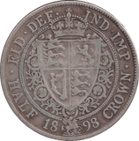 1898 HALFCROWN ( GF ) - HALFCROWN - Cambridgeshire Coins