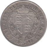 1898 HALFCROWN ( GF ) - HALFCROWN - Cambridgeshire Coins
