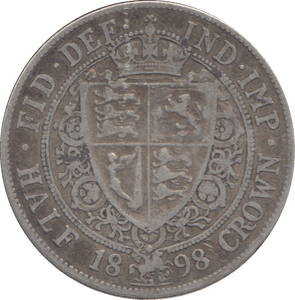 1898 HALFCROWN ( GF ) - HALFCROWN - Cambridgeshire Coins