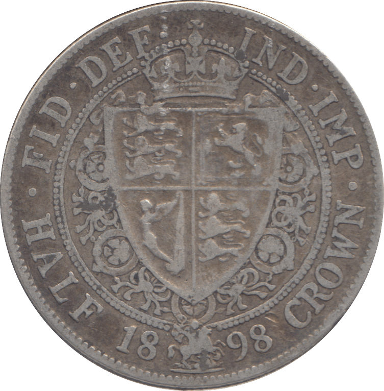 1898 HALFCROWN ( GF ) - HALFCROWN - Cambridgeshire Coins