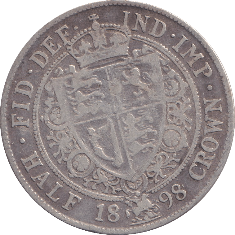 1898 HALFCROWN ( GF ) - HALFCROWN - Cambridgeshire Coins