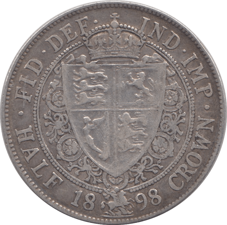 1898 HALFCROWN ( GF ) - HALFCROWN - Cambridgeshire Coins