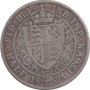 1898 HALFCROWN ( GF ) - WORLD COINS - Cambridgeshire Coins