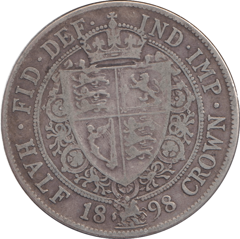 1898 HALFCROWN ( GF ) - WORLD COINS - Cambridgeshire Coins