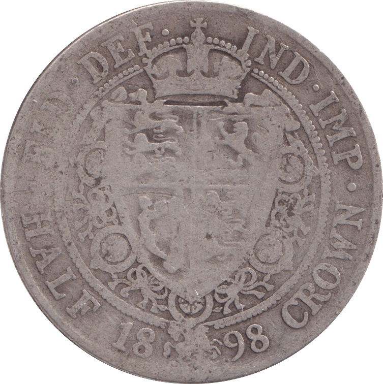 1898 HALFCROWN ( NF ) - Halfcrown - Cambridgeshire Coins