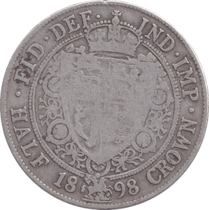 1898 HALFCROWN ( NF ) - HALFCROWN - Cambridgeshire Coins