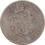 1898 HALFCROWN ( NF ) - HALFCROWN - Cambridgeshire Coins