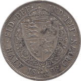 1898 HALFCROWN ( VF ) - HALFCROWN - Cambridgeshire Coins