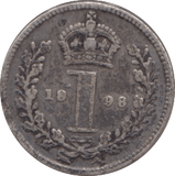 1898 MAUNDY ONE PENNY ( GVF ) - MAUNDY ONE PENNY - Cambridgeshire Coins
