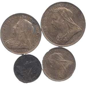 1898 MAUNDY SET - Maundy Set - Cambridgeshire Coins