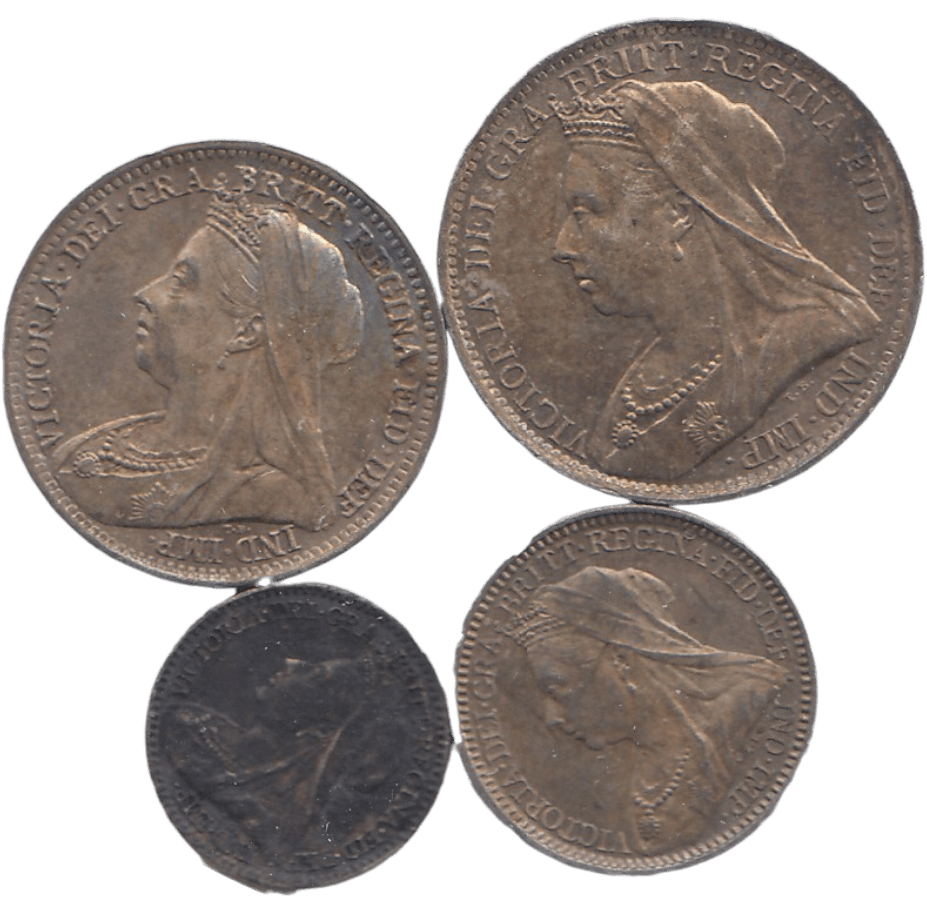 1898 MAUNDY SET - Maundy Set - Cambridgeshire Coins
