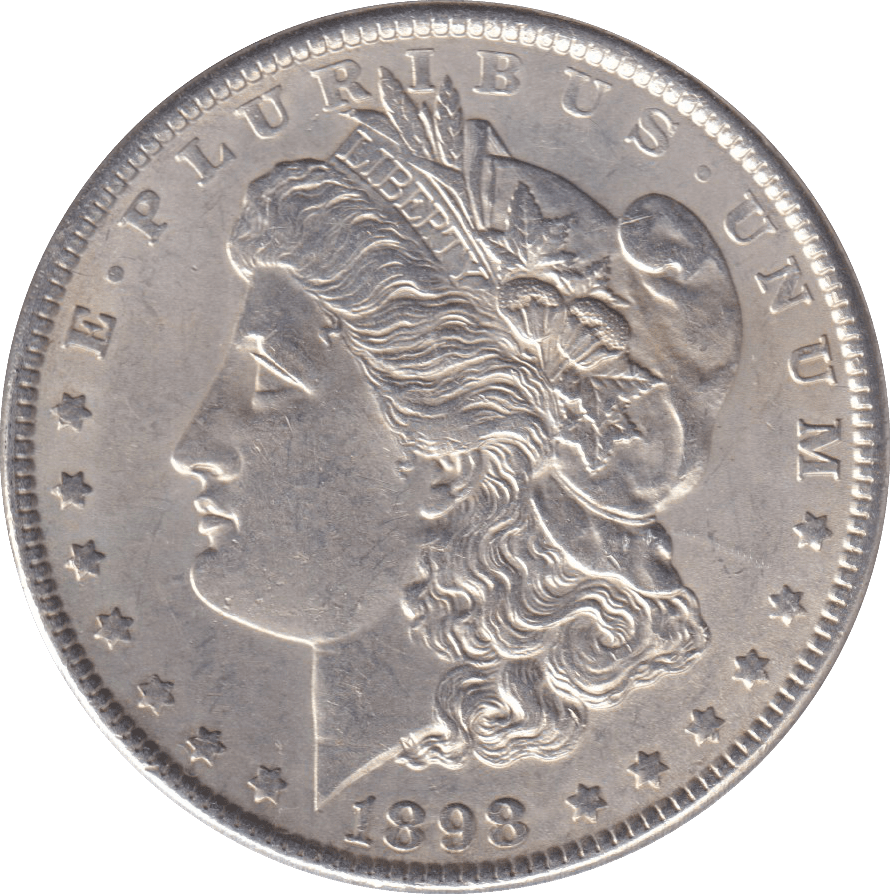 1898 MORGAN DOLLAR USA PHILADEPHIA MINT - SILVER WORLD COINS - Cambridgeshire Coins
