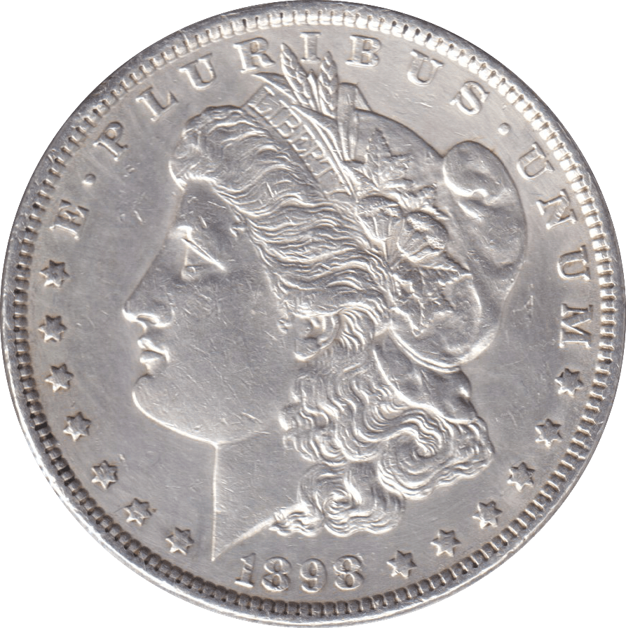 1898 MORGAN DOLLAR USA PHILADEPHIA MINT - SILVER WORLD COINS - Cambridgeshire Coins