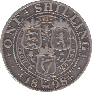 1898 ONE SHILLING ( GF ) - SHILLING - Cambridgeshire Coins