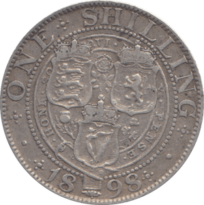 1898 ONE SHILLING ( VF ) - SHILLING - Cambridgeshire Coins