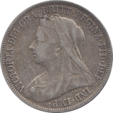1898 ONE SHILLING ( VF ) - SHILLING - Cambridgeshire Coins