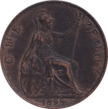 1898 PENNY ( AUNC ) - PENNY - Cambridgeshire Coins