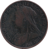 1898 PENNY ( FINE ) - PENNY - Cambridgeshire Coins