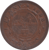 1898 PENNY SOUTH AFRICA - WORLD COINS - Cambridgeshire Coins