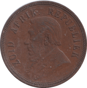 1898 PENNY SOUTH AFRICA - WORLD COINS - Cambridgeshire Coins
