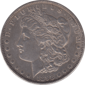 1898 PHILADELPHIA MORGAN DOLLAR - WORLD COINS - Cambridgeshire Coins