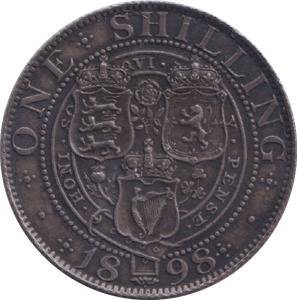1898 SHILLING ( AUNC ) - SHILLING - Cambridgeshire Coins