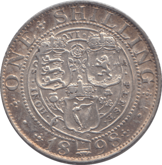 1898 SHILLING ( AUNC ) - SHILLING - Cambridgeshire Coins