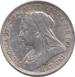 1898 SHILLING ( EF ) - SHILLING - Cambridgeshire Coins