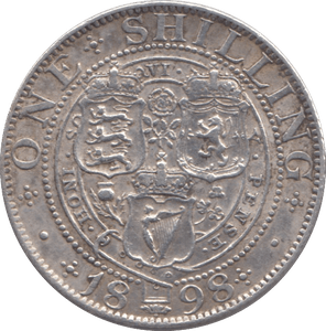 1898 SHILLING ( EF ) - SHILLING - Cambridgeshire Coins