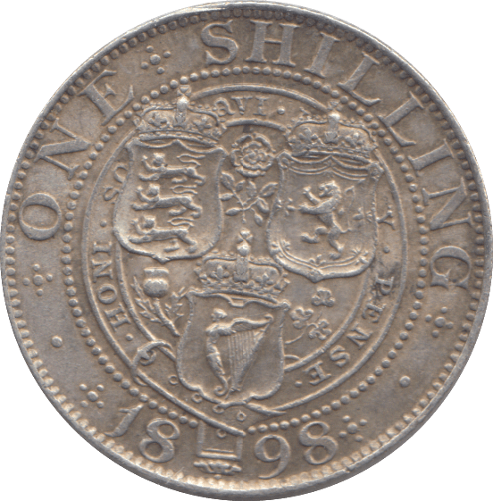 1898 SHILLING ( EF ) - SHILLING - Cambridgeshire Coins
