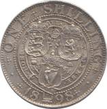 1898 SHILLING ( EF ) - SHILLING - Cambridgeshire Coins