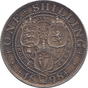 1898 SHILLING ( EF ) - SHILLING - Cambridgeshire Coins