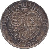 1898 SHILLING ( EF ) - SHILLING - Cambridgeshire Coins