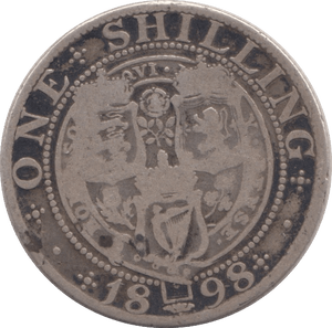 1898 SHILLING ( FAIR ) - SHILLING - Cambridgeshire Coins