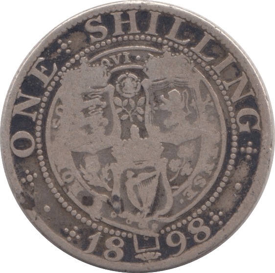 1898 SHILLING ( FAIR ) - SHILLING - Cambridgeshire Coins