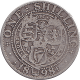 1898 SHILLING ( FAIR ) - SHILLING - Cambridgeshire Coins