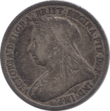 1898 SHILLING ( FINE ) - Shilling - Cambridgeshire Coins