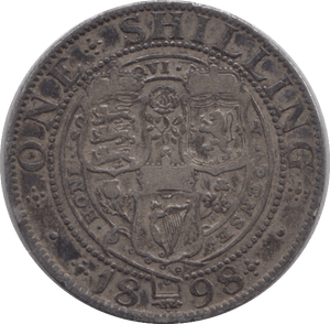 1898 SHILLING ( FINE ) - Shilling - Cambridgeshire Coins