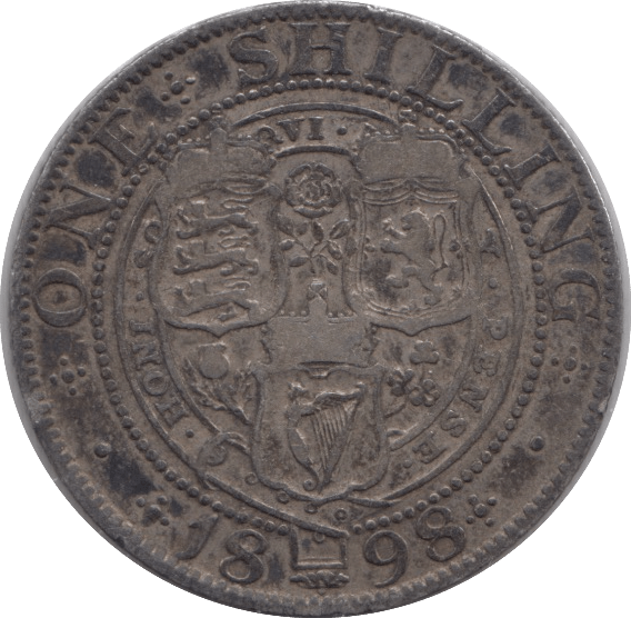 1898 SHILLING ( FINE ) - Shilling - Cambridgeshire Coins