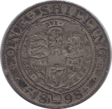 1898 SHILLING ( FINE ) - Shilling - Cambridgeshire Coins