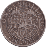 1898 SHILLING ( FINE ) - SHILLING - Cambridgeshire Coins