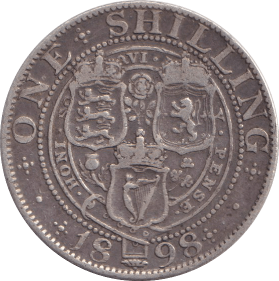 1898 SHILLING ( GF ) - SHILLING - Cambridgeshire Coins