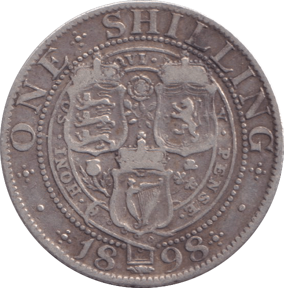 1898 SHILLING ( GF ) - SHILLING - Cambridgeshire Coins