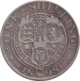 1898 SHILLING ( GF ) - SHILLING - Cambridgeshire Coins