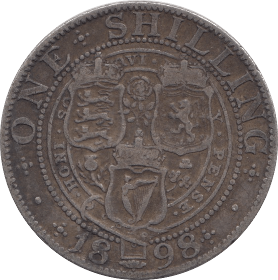 1898 SHILLING ( GF ) - SHILLING - Cambridgeshire Coins