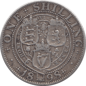 1898 SHILLING ( GF ) - SHILLING - Cambridgeshire Coins