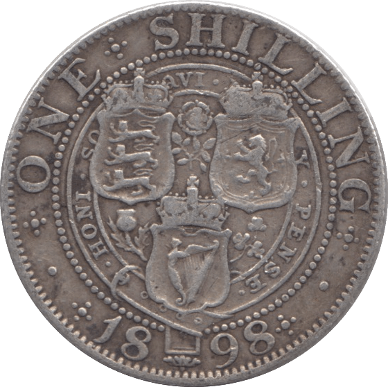 1898 SHILLING ( GF ) - SHILLING - Cambridgeshire Coins