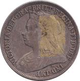 1898 SHILLING ( GVF ) 4 - SHILLING - Cambridgeshire Coins