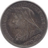 1898 SHILLING ( GVF ) - SHILLING - Cambridgeshire Coins